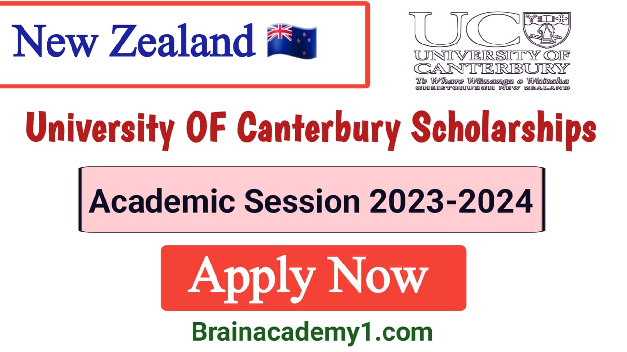 Scholarships from the University of Canterbury in 2023